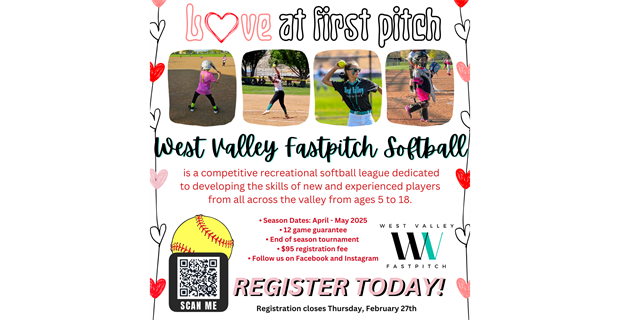 REGISTER FOR SPRING SOFTBALL